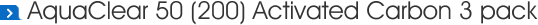 AquaClear 50 (200) Activated Carbon 3 pack