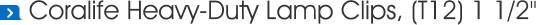 Coralife Heavy-Duty Lamp Clips, (T12) 1 1/2"