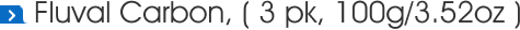 Fluval Carbon, ( 3 pk, 100g/3.52oz )