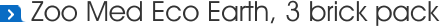 Zoo Med Eco Earth, 3 brick pack